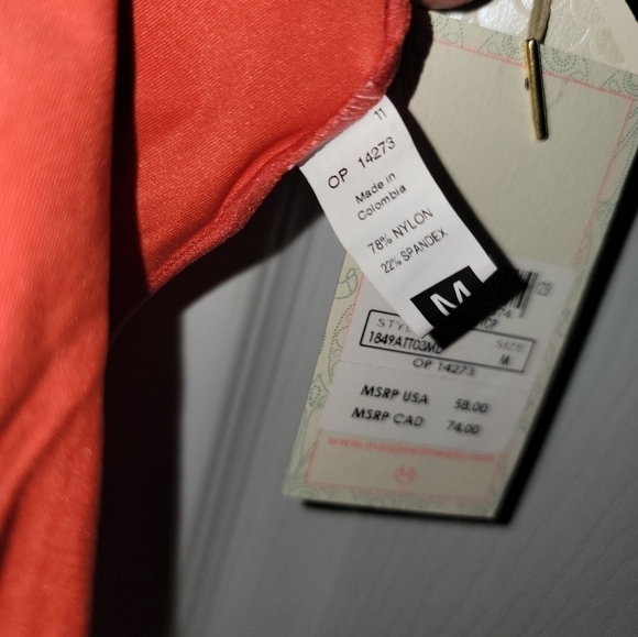 Anthropologie MAAJI Orange Work Out Tank Top Revolve - Picture 8 of 8